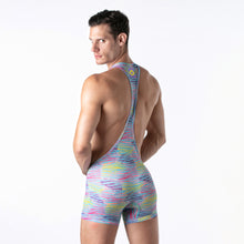 Load image into Gallery viewer, Twisted Jungle Zebra Singlet